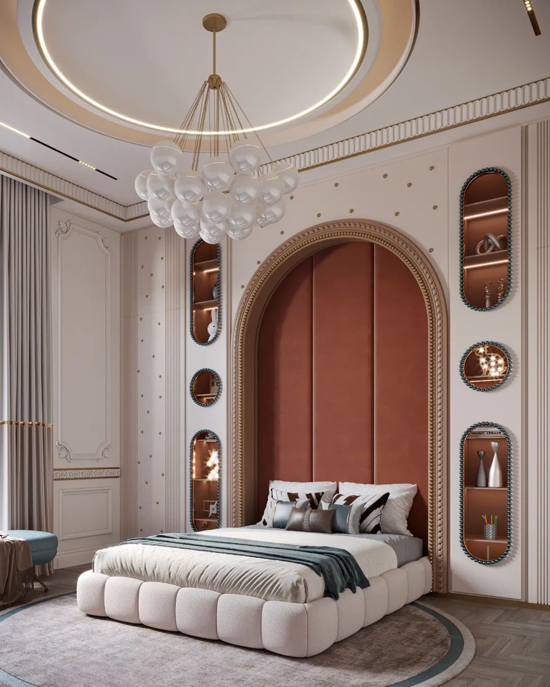 Check out this amazing collection of bedrooms #bedroomdesign #bed #beige #brown (3)